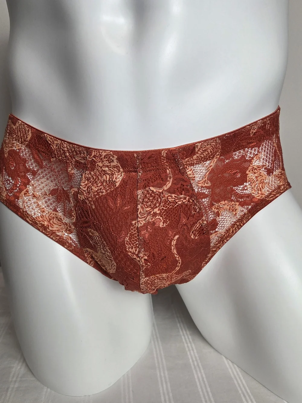 Cosabella Rust Floral-Print Men's Briefs